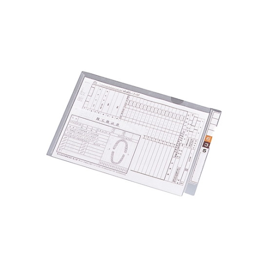 LIHITLAB　カルテフォルダー(フラップ付)シングル 横型 HK2003　4903419188856 8,933円