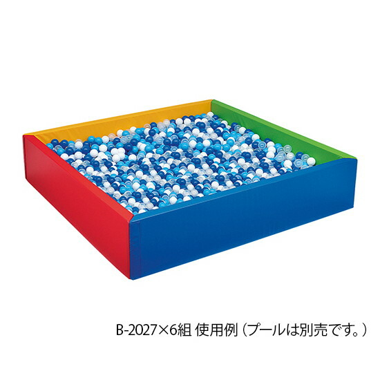 トーエイライト ボールプール用 PEボール(青・水色・白・クリア) 500個入 B-2027 4518891259170