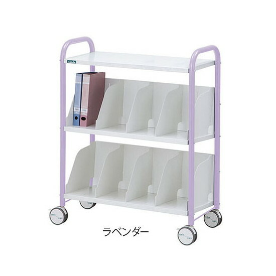 ナビス（アズワン） カルテ手押し車 ラベンダー  TW-60W
