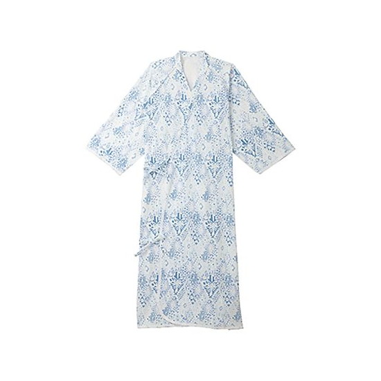 エンゼル　ケアねまき（メリヤスタイプ）　ファニーブルー　L 　5075　4975520676355