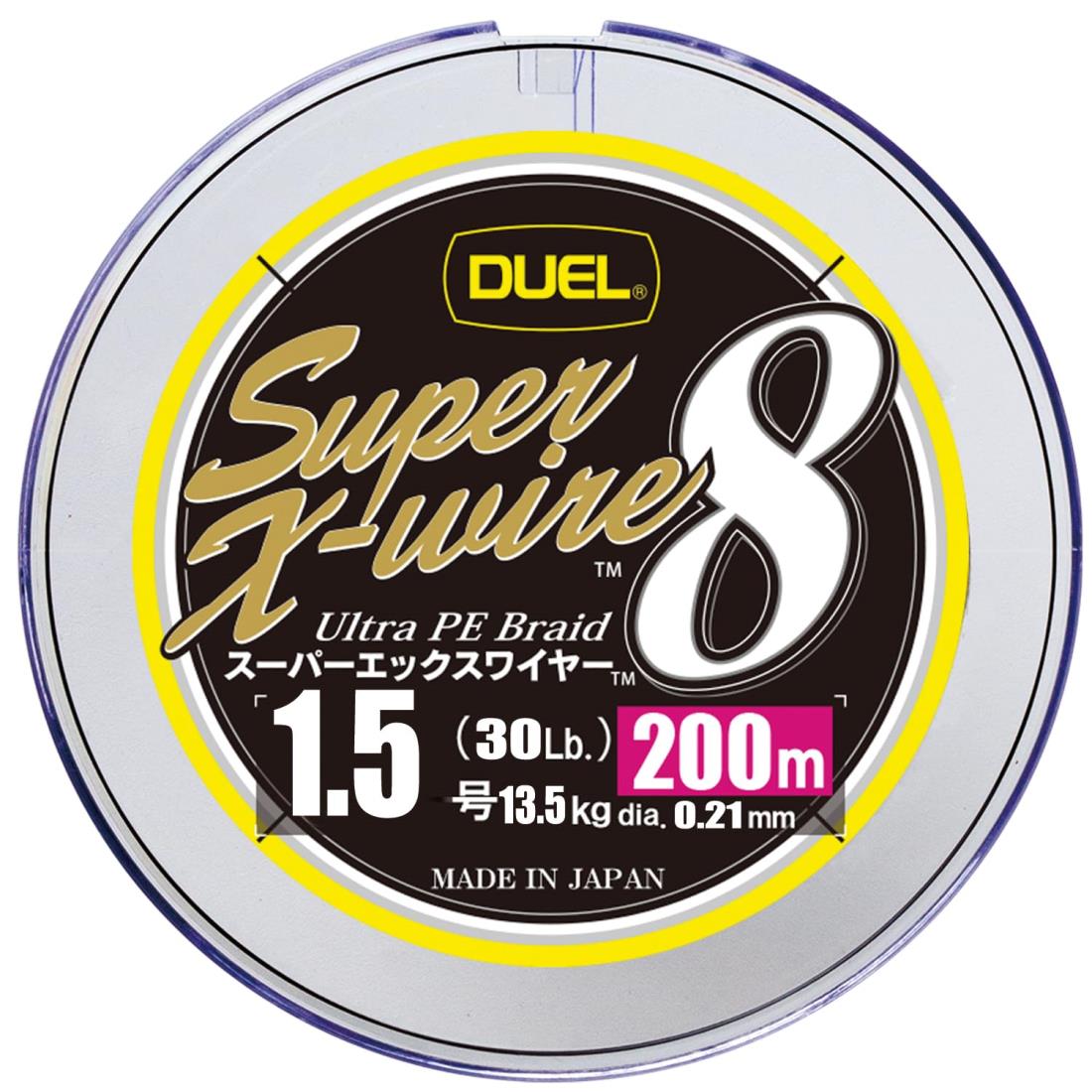 DUEL (デュエル) PEライン スーパーエックスワイヤー8  1.5号 DUEL(デュエル) PEライン 1.5号 スーパーエックスワイヤー8
