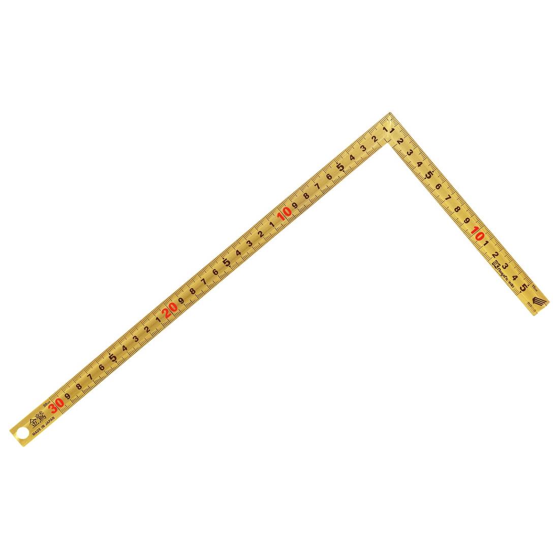 新潟精機(Niigataseiki) 金鷲 金曲尺 30cm/1尺 GSHD-3010KD