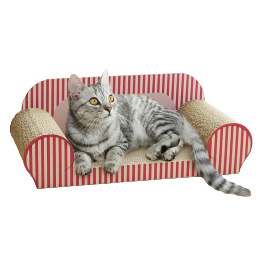 花ショウブ広場 猫の爪とぎ 長いす型 猫用