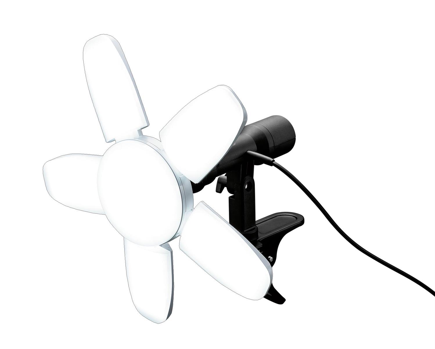 高儀(Takagi) LED クリップライト SAKUTO N E O 90W CLT-90SLA マグネット付き サイド連結コンセント 屋内用【開閉で照射範囲が変わる】EARTH MAN 作業灯 投光器 照明｜タランストア