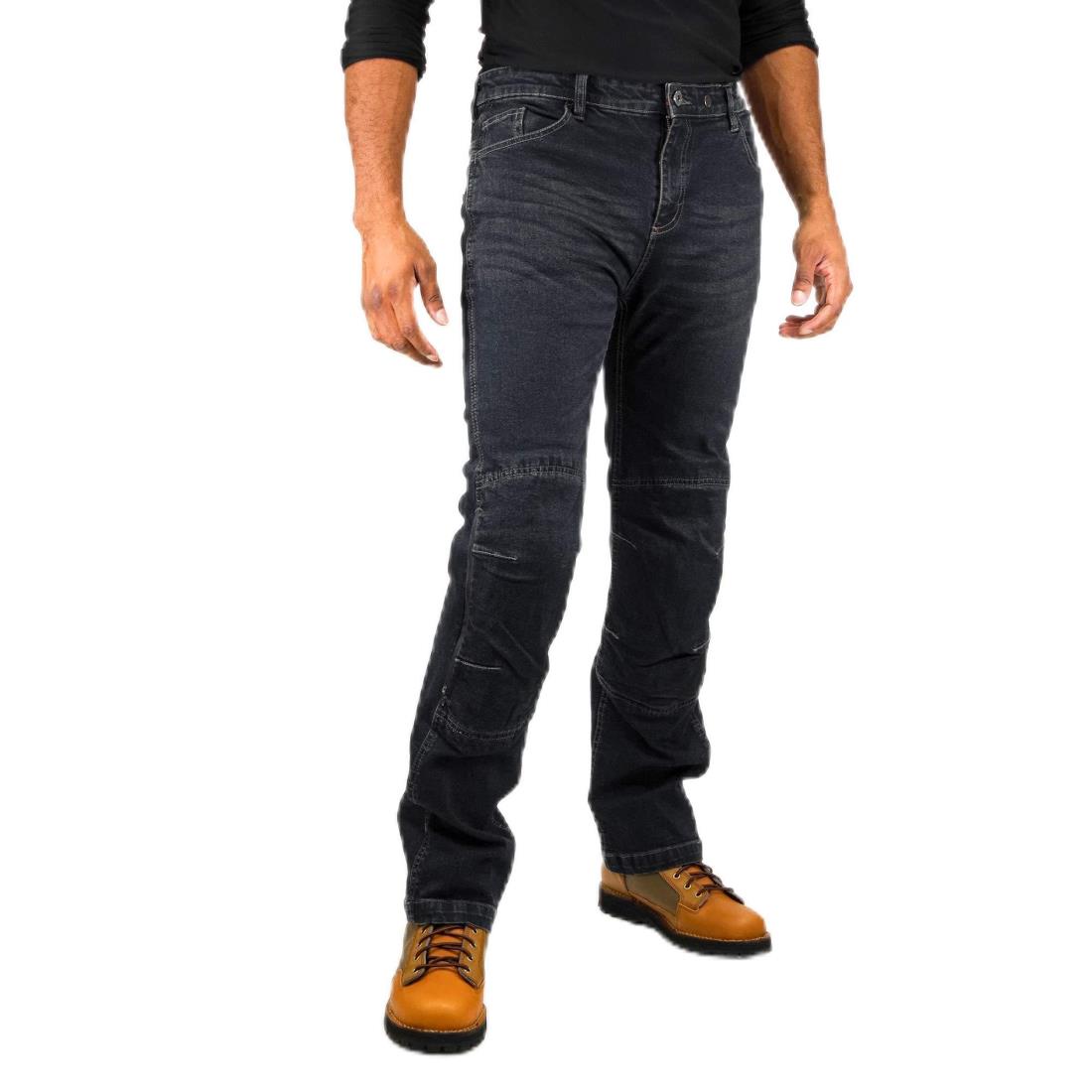 KOMINE バイク用 KVジーンズ WJ-742R 1159 春夏秋向け プロテクター CE規格レベル2 ストレッチ素材 07-742 Deep Indigo M