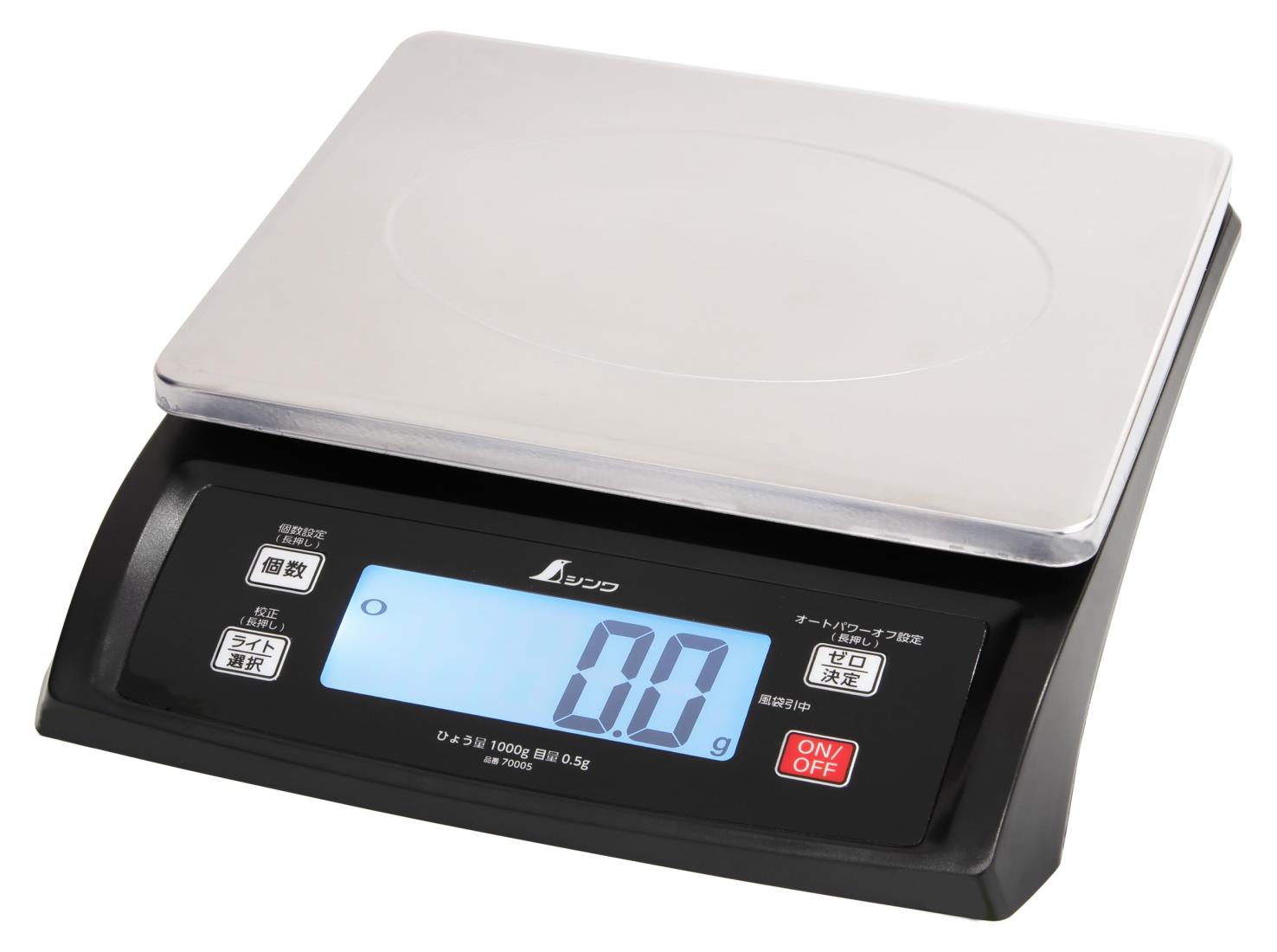 シンワ測定(Shinwa Sokutei) デジタルはかり SD 取引証明以外用 1000g 70005