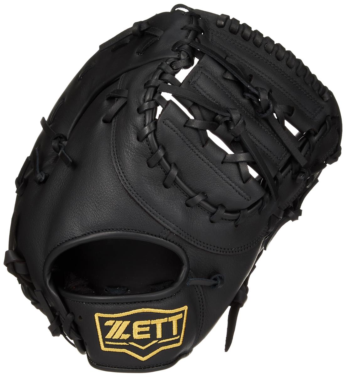 ゼット(ZETT) 軟式ベイスボール・ソフトボール兼用 キャッチ・ファーストミット ライテックス 右投げ用 黒いこと(1900) 右投げ用 BSFB56923L