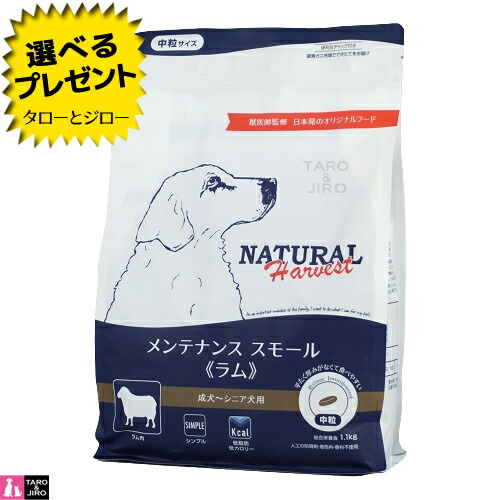 【尖んがり10倍】【選べるおまけ付】ナチュラルハーベスト 成犬用 検査と修理 スモール 子ヒツジ 取り入れる営養素食 中粒 割り増し金 ドッグフード 犬用 素っ気ないボンネット