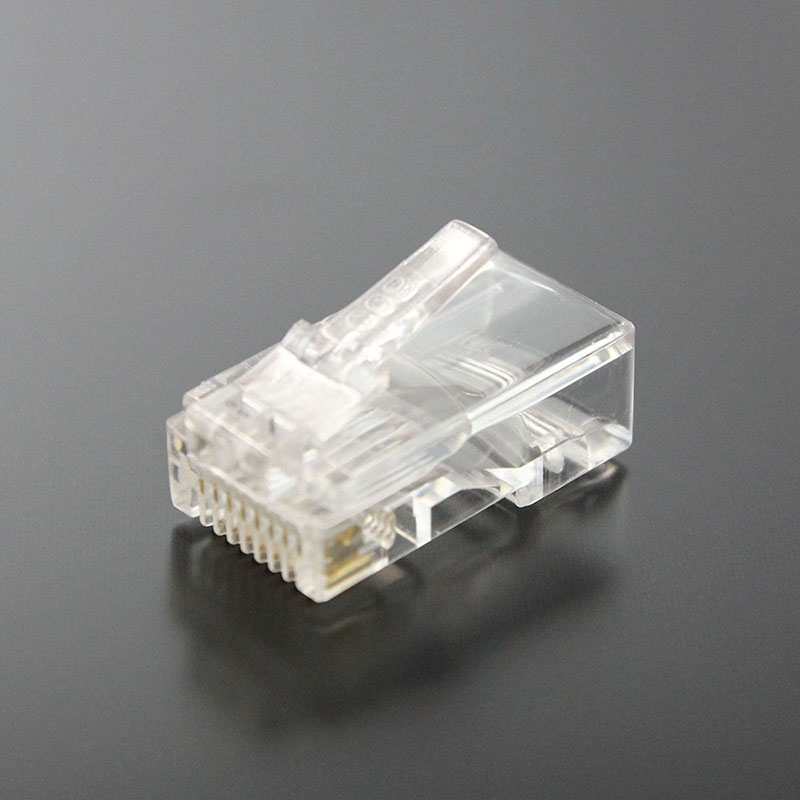 ＲＪ４５繋ぎ ＣＡＴ５Ｅ ８極８芯単線/撚り線共用 ５０μ金メッキ ５００個入[CRJ45K5-500P]