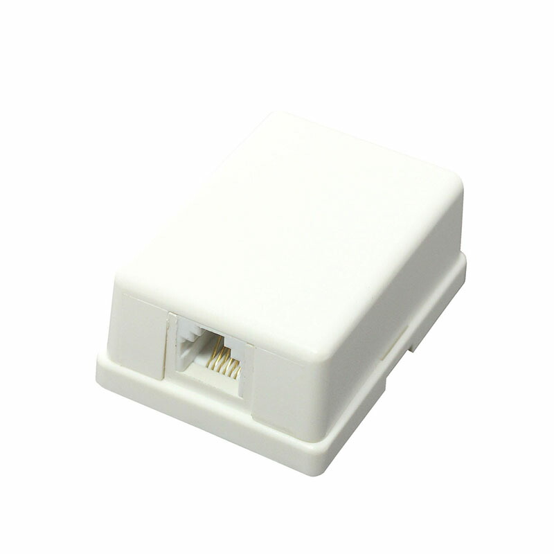 楽天市場】モジュラー、電話用ローゼット 6極2芯 RJ11
