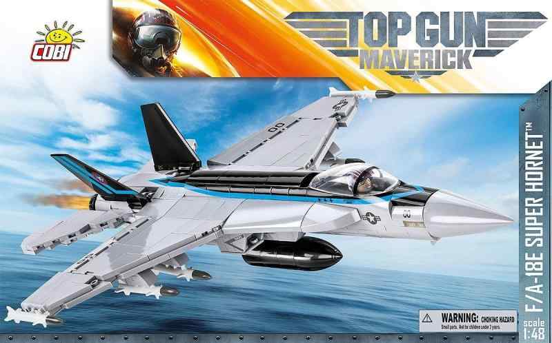 COBI ブロック 映画トップガン アメリカ軍 戦闘機 F/A-18E スーパーホーネット 1/48 560ピース レゴに互換【MADE IN EU】5805A