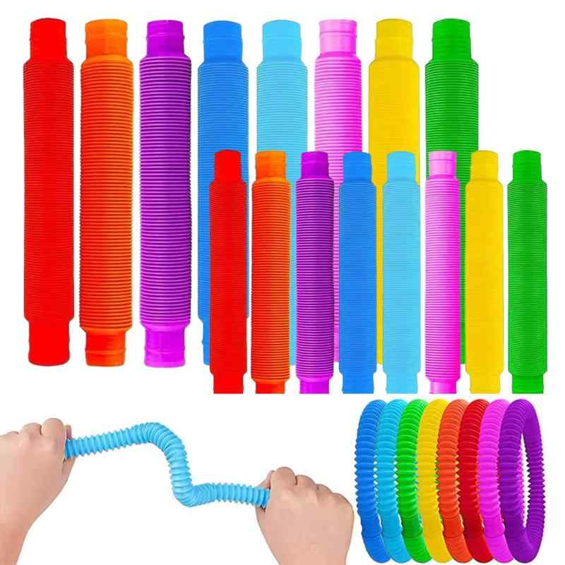 楽天市場】即納 ポップチューブ 5本セット ストレス レインボー