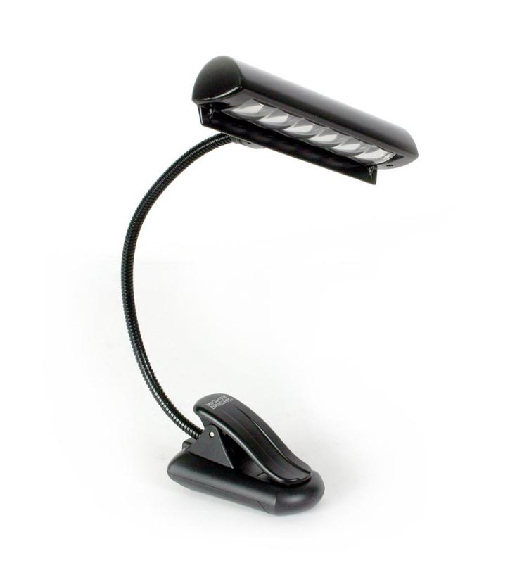 【MIGHTY BRIGHT】#54940 Encore Music Stand Light(マイティーブライト 譜面台用ライト 小型 軽量 見開き3ページに最適 観客側への光漏れ防止バックフィン付)