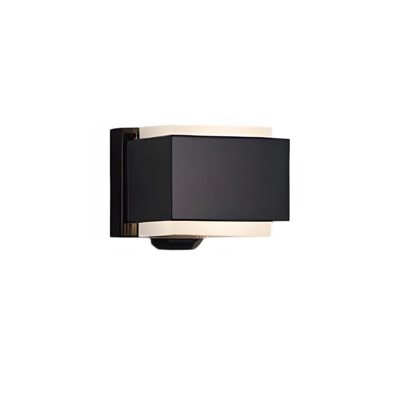 大光電機 DAIKO ポーチライト 人感センサー ON/OFFタイプI ランプ付 LEDユニットフラット形（径75mm） 4.3W（GX53-1） 電球色 2700K 白熱灯60W相当 高演色Ra93 防雨形 カバー回転式 電気工事必要 ブラッ