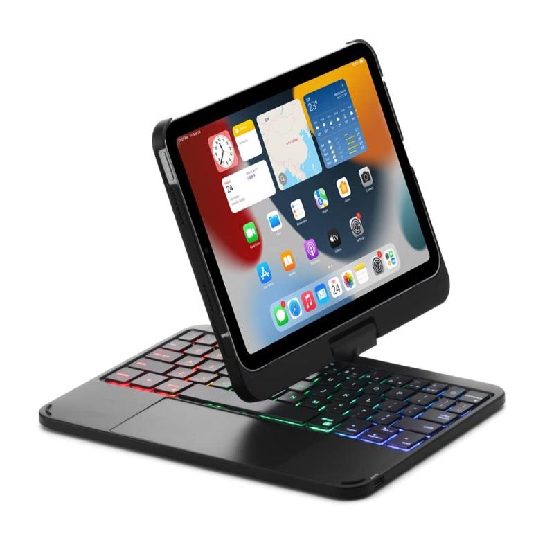 360度回転 2022 iPad 第10世代 キーボード タッチパッド搭載 バックライト付き iPad 10 2022 10.9インチ カバー トラックパッド キーボード付き アイパッド10 キーボードケース 6,887円