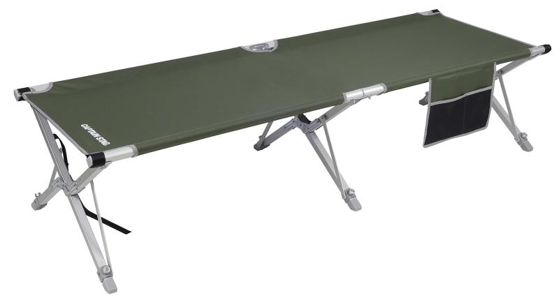 キャプテンスタッグ(CAPTAIN STAG) アウトドアベッド ベッド コット 簡単 フィールドGIベッド 耐荷重100kg 収納バッグ付き オリーブ UB-2009