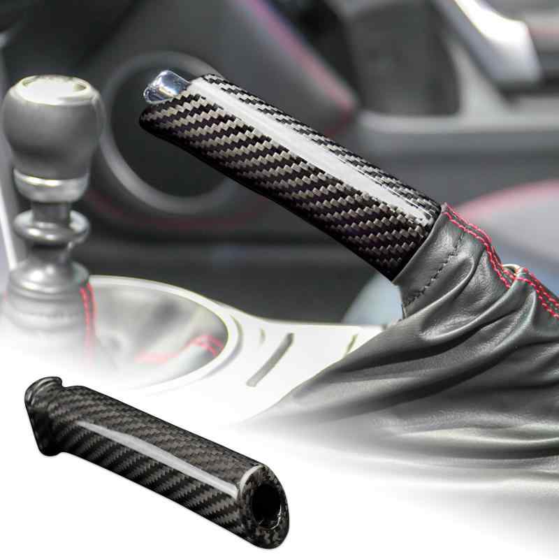AIRSPEED トヨタ 86 ZN6 スバル BRZ ZC6 2013-2020専用 アクセサリー 内装 パーツ カーボンファイバー製 グリップハンドルレバー ブレーキカバー Subaru BRZ Toyota 86 傷防止 おしゃれ カスタム ドレス