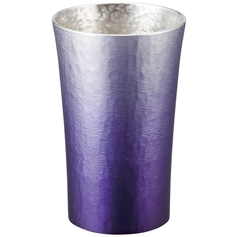 大阪錫器 錫製タンブラー200ml 紫 16-1-1NPR(紫(SHINRA))
