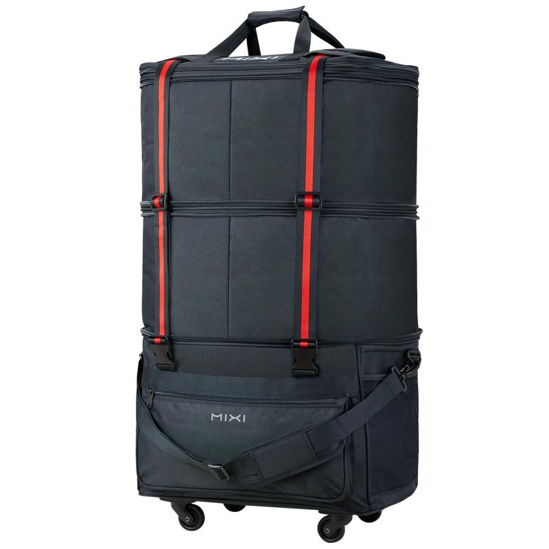 楽天市場】[mixi]折りたたみ式スーツケース拡張機能付3段階容量調整