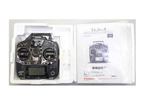 FUTABA 10J ヘリ用 送信機単品（乾電池仕様） モード１＝右スロットル仕様 T-FHSS＆S-FHSS対応 10JH-TX-MD1
