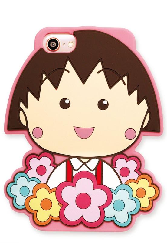 ちびまる子ちゃん iPhone8シリコンケース(ちびまる子ちゃん)画像