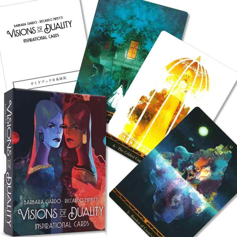【日本語解説書付き】ビジョンズ オブ デュアリティ インスピレーショナル カード Visions of Duality Inspirational Cards オラクルカード FLATLAND 正規品 二元性 陰陽