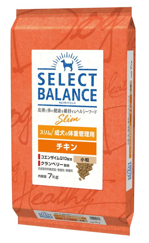 ベッツチョイス セレクトバランス スリム チキン 小粒 成犬の体重管理用7kg
