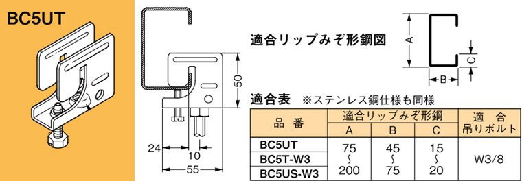 楽天市場】L9TI ネグロス 吊り金具 吊りボルト支持金具(天井・壁面用) : タロトデンキ