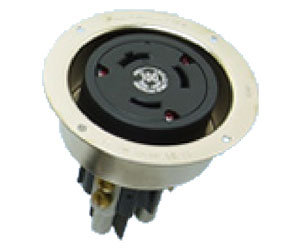 31066 アメリカン電機 フランジコンセント 引掛形(100A、3P、600V) 黒いこと 花・ガーデン・DIY-木材・建築資材・設備