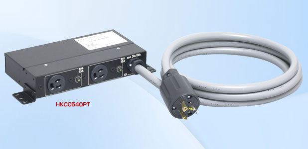 HKC0540PT アメリカン電機 コンセントバー 抜止形(分岐用)(接地形2P、30A、250V)|タロトデンキ