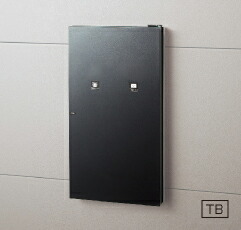 CTNR5911RTB パナソニック 戸建住み処用宅配ボックス席 ジャズバンド-イント 右くい違い 鋳鉄黒いこと色