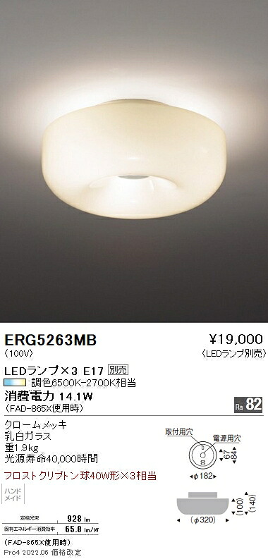 ERG5263MB 遠藤照明 最高限度【照明ランプ別売】 天井照明-ライト・照明器具-インテリア・寝具・収納
