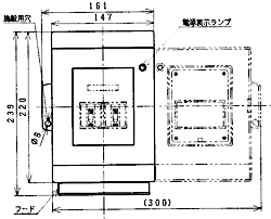 BEDS22031R57 パナソニック 屋外用ケースブレーカー コンセント付(漏電保護用、30AF、2P1E、20A)