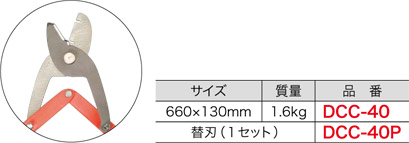 DCC-40P ジェフコム チャンネルスピードカッター(Cチャンカッター)用替刃|タロトデンキ