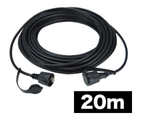 LCAT5E-20WP ジェフコム/デンサン 屋外用LANコネクタ付ケーブル 20m 17,185円