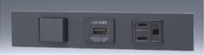 【受注品】KAG-3583：3.USB.5GSB 神保電器 3路USBコンセントセット【代引き・キャンセル不可】