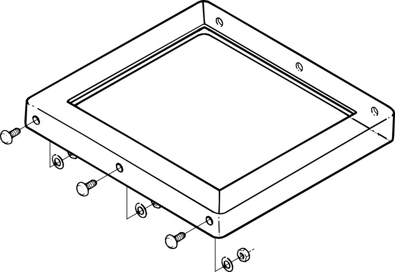 【受注品】Z-SPT2050 ネグロス アルミダクト用支持架台【代引不可】【キャンセル不可】