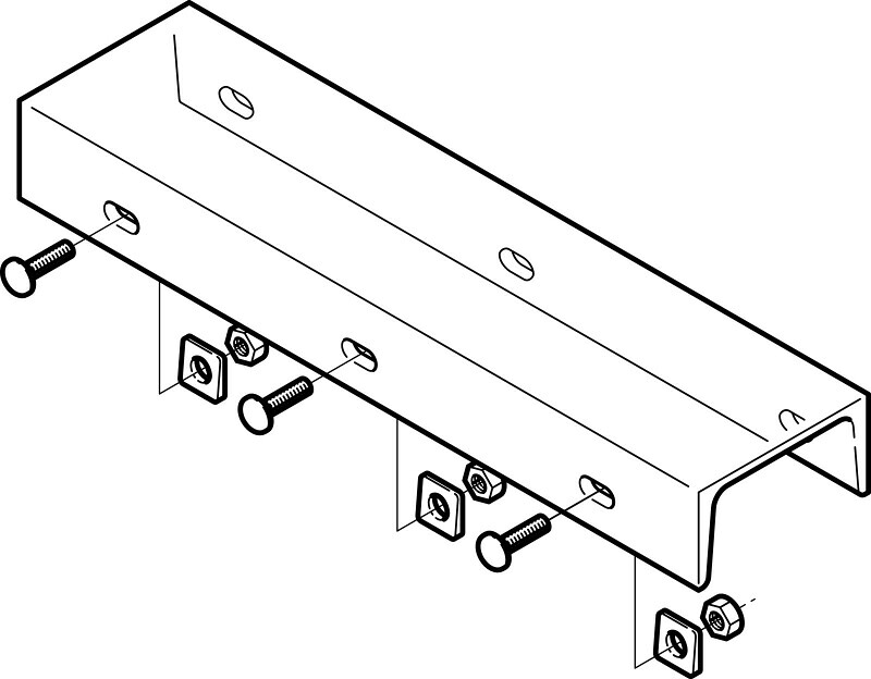【受注品】Z-SPT80C ネグロス アルミダクト用支持架台【代引不可】【キャンセル不可】