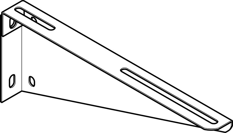 【受注品】Z-BK80 ネグロス ブラケット 溶融亜鉛メッキ【代引不可】【キャンセル不可】