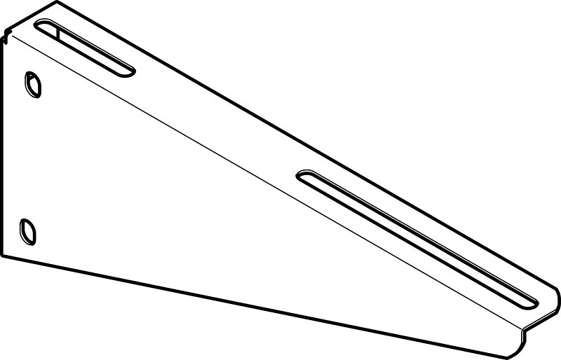 【受注品】Z-BKL60 ネグロス ブラケット 溶融亜鉛メッキ【代引不可】【キャンセル不可】
