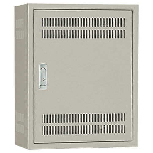 S20-54LC 日東工業 熱機器収納キャビネット(鉄製基板付、片扉) クリーム色、フカサ200mm