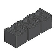 BP34-40DLT-B 日東工業 バーホルダ・ラグベース バーホルダのみ、400AF用・バーピッチ44mm、10個入