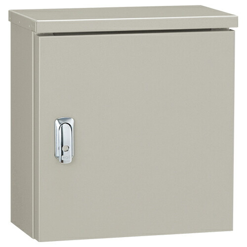 OAB20-34C 日東工業 屋外用小型ボックス(屋根付、木製基板付) クリーム色、フカサ200mm