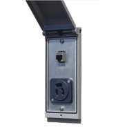 PCW-V-USB-B 日東工業 パソコンコネクタボックス[USB2.0 B手合い用](69×159.5)