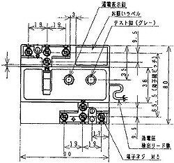 BJJ325325K パナソニック 漏電ブレーカーJ型(3P2E 30mA 25A)