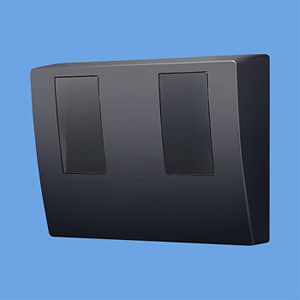 BQKN8325BK パナソニック 2コ用WHMボックス(隠蔽配線用)[東電管内用]ブラック色