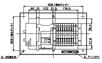 BQR37164 パナソニック 住みか分電盤 コスモパネルコンパクト21(16+4 75A)