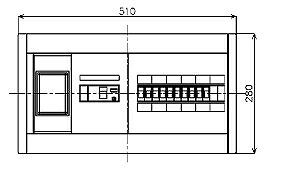 BQW34102 パナソニック 住宅分電盤 スッキリパネルコンパクト21（10+2 40A)｜タロトデンキ