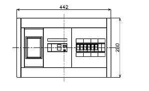 BQW3462 パナソニック 住宅分電盤 スッキリパネルコンパクト21(6+2 40A)
