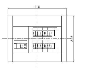 BQW810162 パナソニック 住宅分電盤 [リミッタースペースなし] 露出・半埋込両用形(16+2 100A) 30,224円